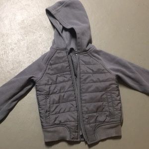 Gray hoodie - toddler boy - cute old navy